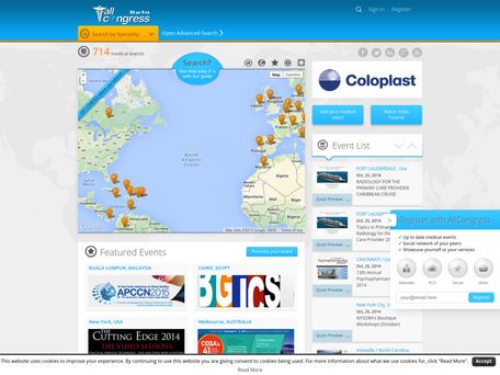 Screenshot of AllCongress.com
